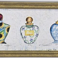 Three Kolen Spicher Limited Edition Perfume Bottle Prints