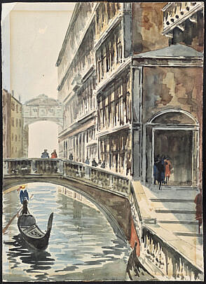 4600-955 Venice Watercolor A