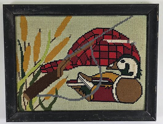 4607-955 Duck Needlepoint A