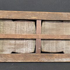 Antique English Oak Book Caddie, 19th century