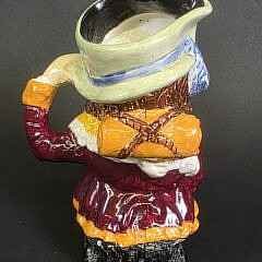 Vintage Porcelain Figural Toby Jug, Nicholas Nickleby Burslem England