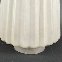 Unusual Vintage Frosted Glass Christmas Tree Shaped Lamp Shade, 20th century