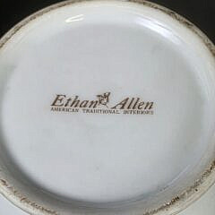 Ethan Allen Porcelain Covered Urn Vase
