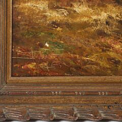 H. Stabler River Landscape Oil on Canvas