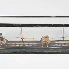 Waterline Steamer Model in Case