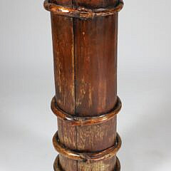 English Elm Strapped Umbrella Stand