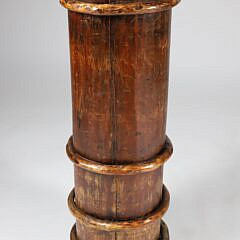 English Elm Strapped Umbrella Stand