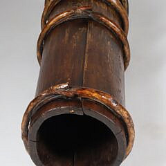 English Elm Strapped Umbrella Stand