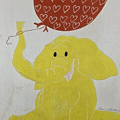 Sharie Hatchett Bohlmann Oil on Canvas Elephant Painting