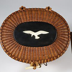 Sherwin Boyer Nantucket Friendship Basket, circa 1950s