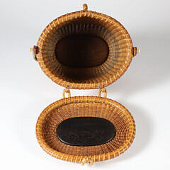 Sherwin Boyer Nantucket Friendship Basket, circa 1950s