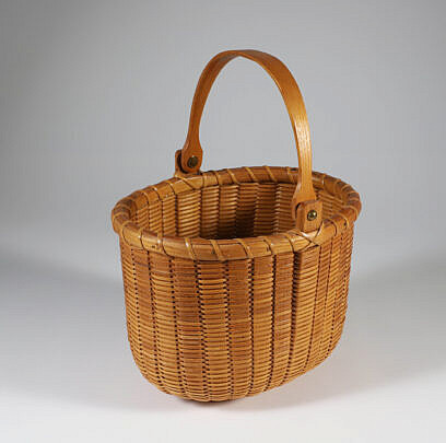 Arthur Martin Oval Swing Handle Nantucket Basket
