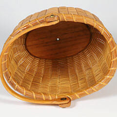 Arthur Martin Oval Swing Handle Nantucket Basket