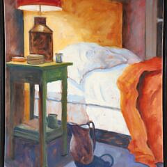 Joan Griswold Oil on Canvas "Couldn