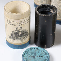 Grouping Of 24 Antique “Dr. Rosenthal’s Original Language Records”