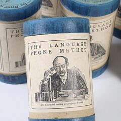 Grouping Of 24 Antique “Dr. Rosenthal’s Original Language Records”