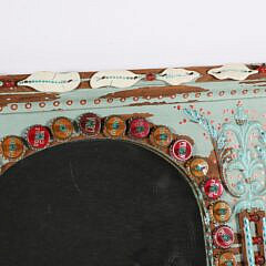 Folk Art Hall Mirror Titled on Reverse “Down by the Seashore”, 2008