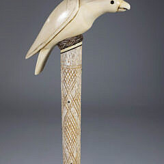 Large Nantucket "Peace" Cane 19th Century