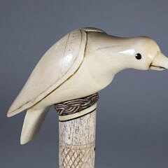 Large Nantucket “Peace” Cane, 19th Century