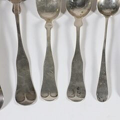 Collection of Six American Coin Silver Spoons
