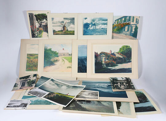 James Francis Barker (American 1871-1950) 19 Black and White Matted Photographs