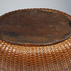Antique Oval Swing Handle Nantucket Basket, circa 1910