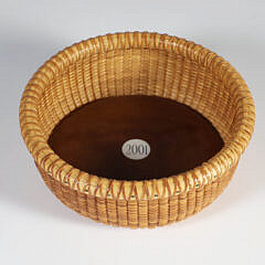 Lucille La Rochelle Nantucket Basket Coaster, Circa 2001