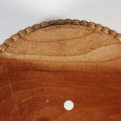 Lucille La Rochelle Nantucket Basket Coaster, Circa 2001