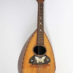 Antique Mandolin with Butterfly Pic Grad