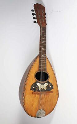 Antique Mandolin with Butterfly Pic Grad