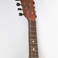 Antique Inlaid Mandolin with Butterfly Pic Gard