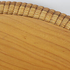 Signed Oval Nantucket Shallow Basket Tray