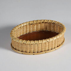 Bill and Judy Sayle Miniature Oval Nantucket Basket, circa 2016