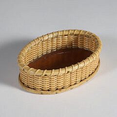 Bill and Judy Sayle Miniature Oval Nantucket Basket, circa 2016