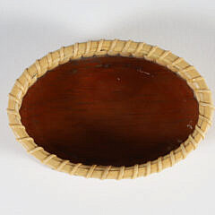 Bill and Judy Sayle Miniature Oval Nantucket Basket, circa 2016
