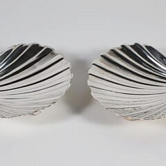 Pair of Gorham Sterling Silver Scallop Shell Dishes