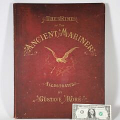 Book: The Rime of the Ancient Mariner, Circa 1881, illustrated by Gustave Dore, published Samuel Taylor Coleeridge, New York