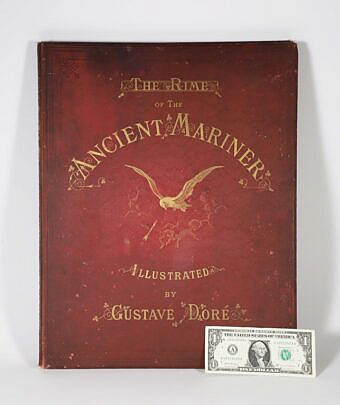 Book: The Rime of the Ancient Mariner, Circa 1881, illustrated by Gustave Dore, published Samuel Taylor Coleeridge, New York
