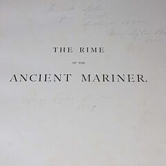 Book: The Rime of the Ancient Mariner, circa 1881