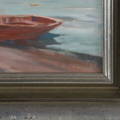 F. Bene Oil on Canvas “Harbor Scene”