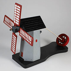 John Gilbert Folk Art Model of the Old Mill, Nantucket 