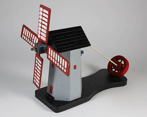 John Gilbert Folk Art Model of the Old Mill, Nantucket 