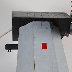 John Gilbert Folk Art Model of the Old Mill, Nantucket