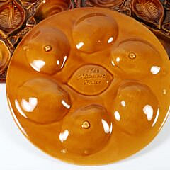 14 St. Cleueot France Ceramic Oyster Plates