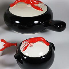 Lobster Dinner Service Made in Czechoslovakia