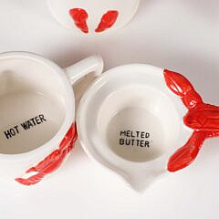 Lobster Dinner Service Made in Czechoslovakia