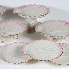 Set of Irish Belleek China Comprising 11 Pieces