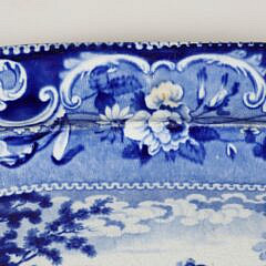 Enoch Wood Historic Staffordshire Transfer-Printed Ceramic Platter “Elephant”, From the Sporting Series