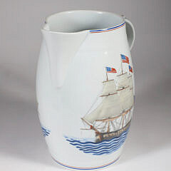 Mottahedea “U.S. Constitution” Decorated Porcelain Pitcher