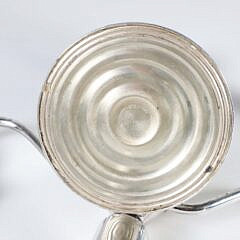 Pair of Weighted Sterling Silver Three-Light Candelabra